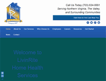 Tablet Screenshot of livinrite.com